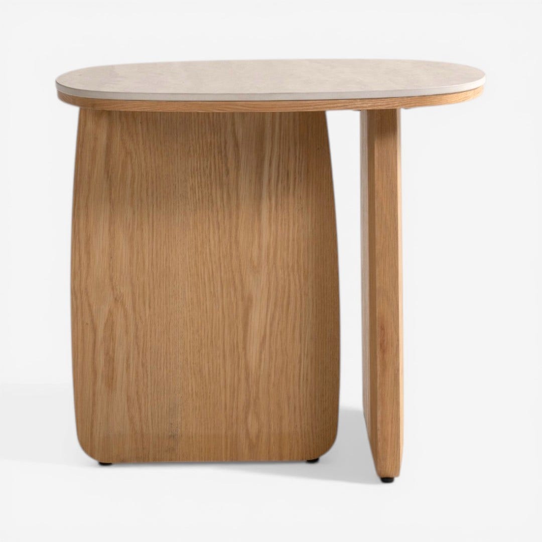 Ricco End Table Beige