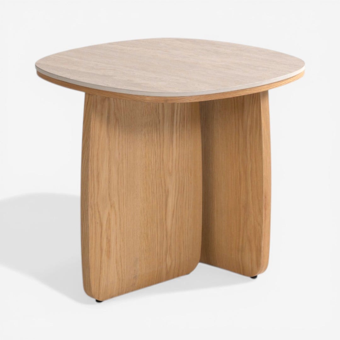 Ricco End Table Beige