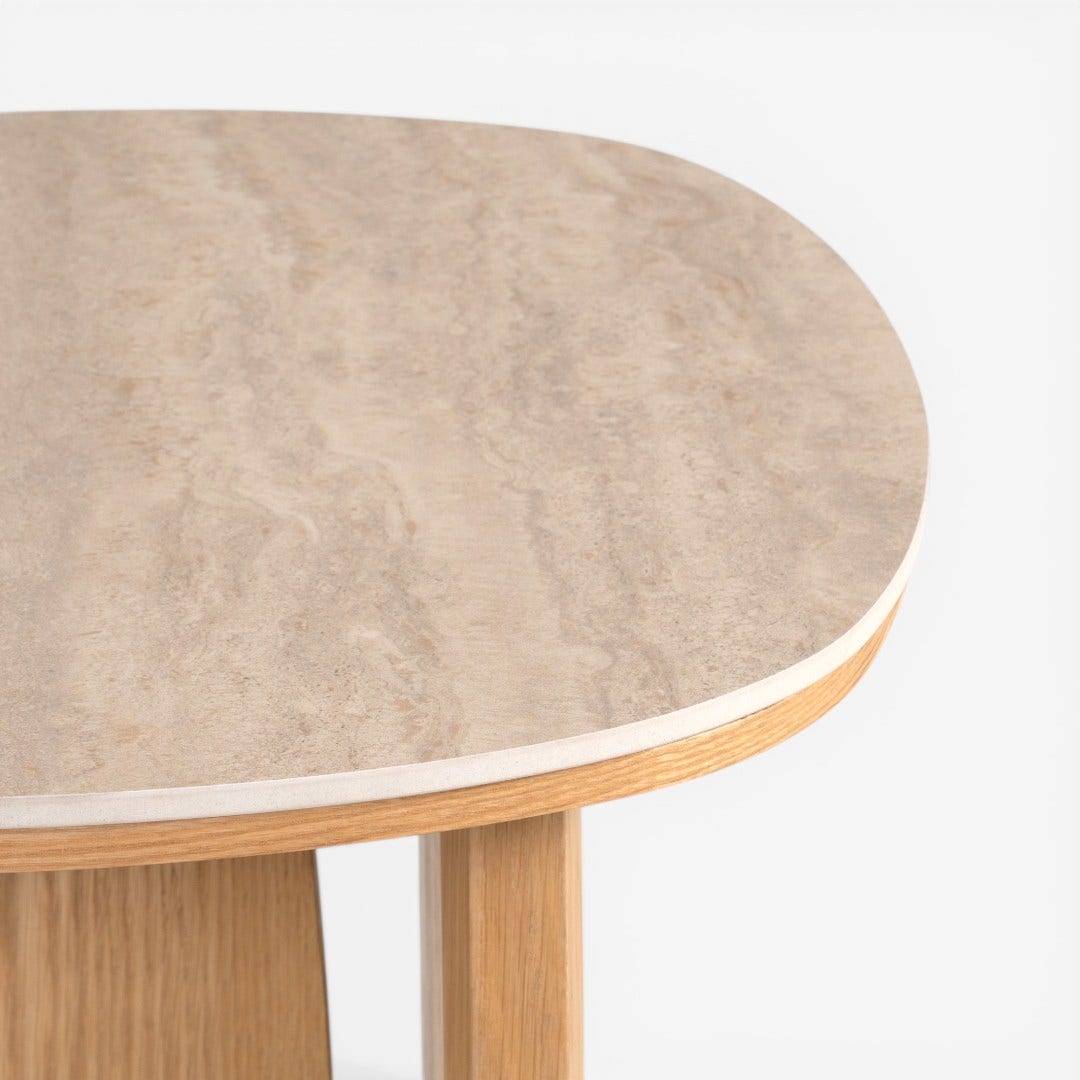 Ricco End Table Beige