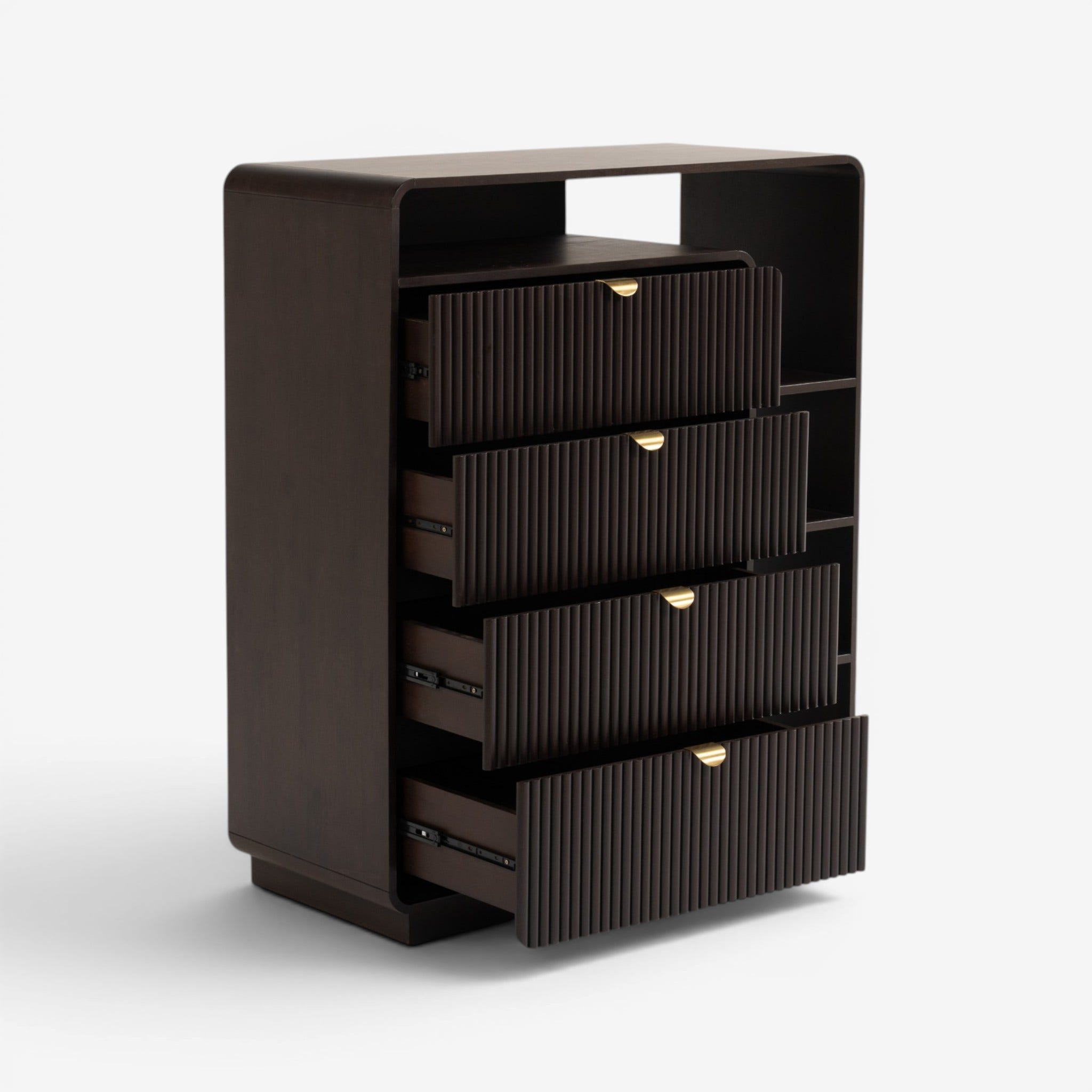 Aros Chest of 4 Drawers Brown