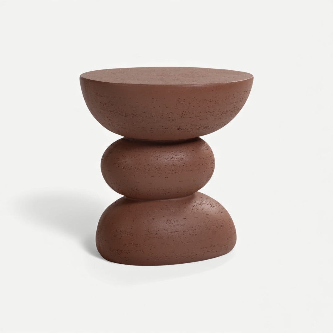 Beyar Side Table Terracotta
