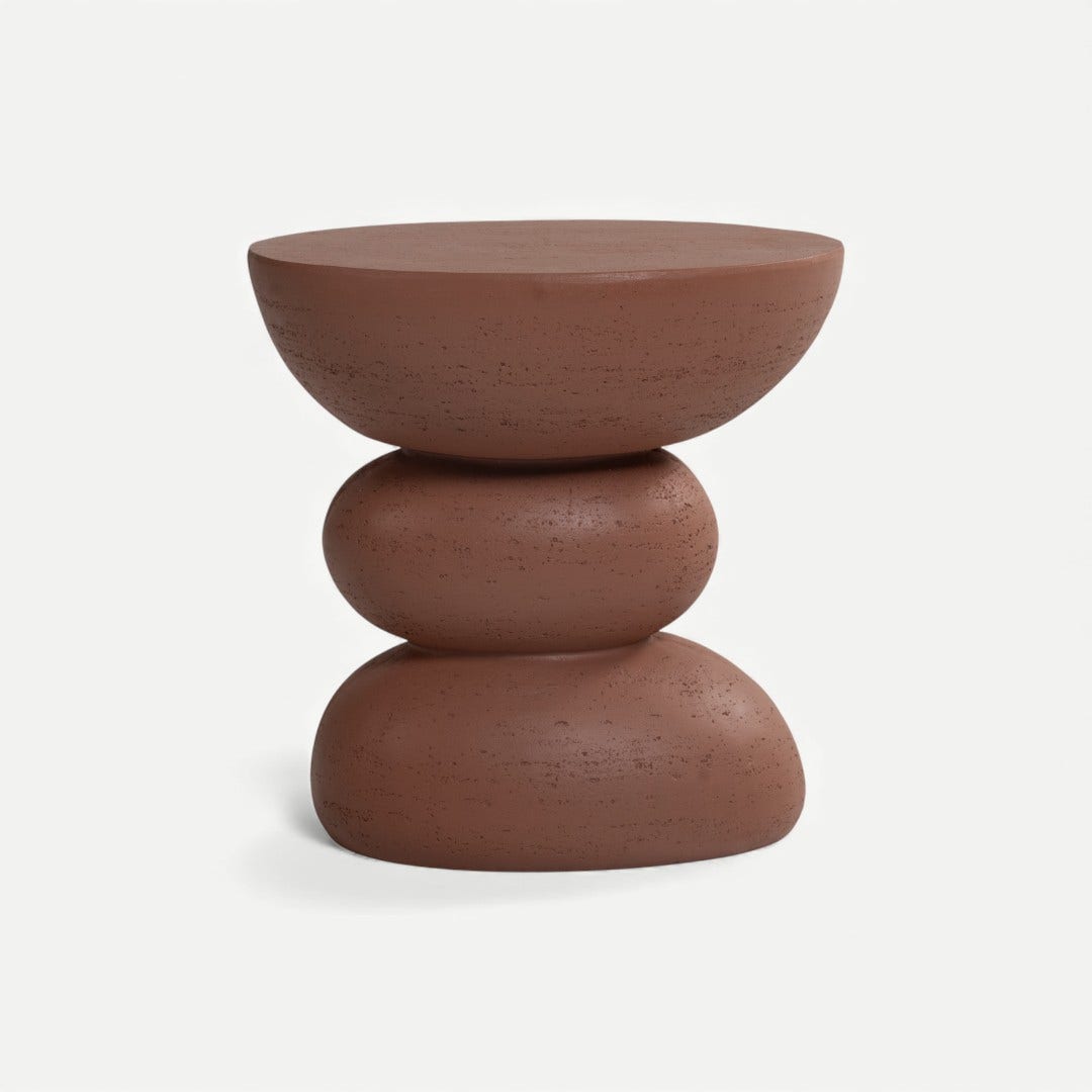 Beyar Side Table Terracotta