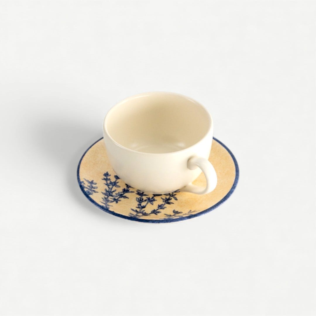 ناريس كوب وصحن - 250 مل