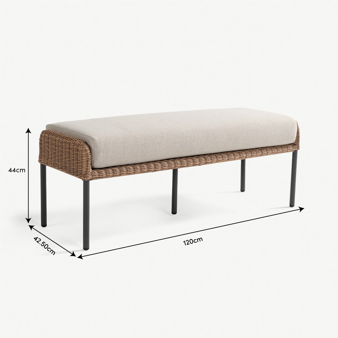 Aveline Bench Natural