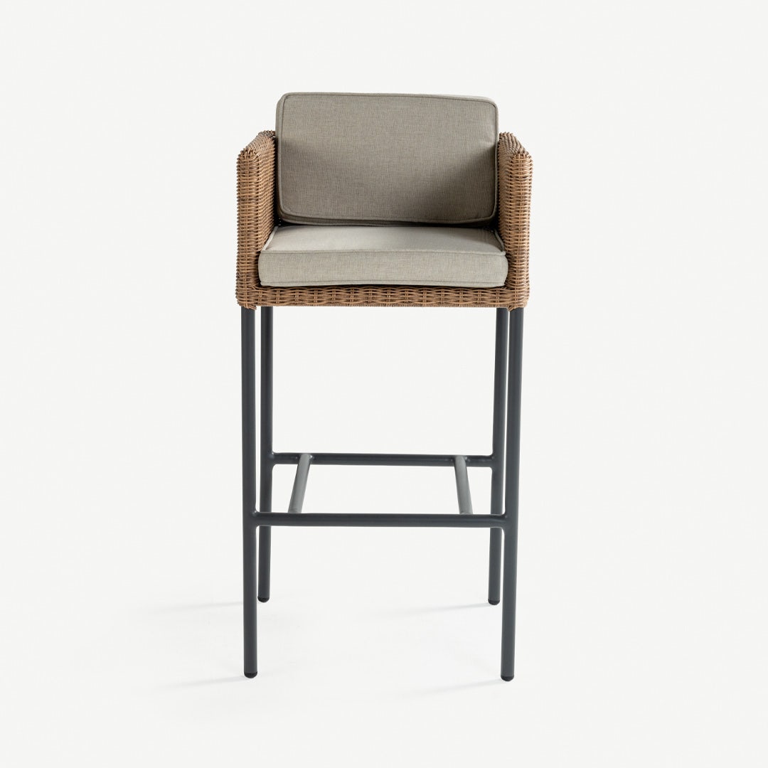 Aveline Rattan Bar Chair Natural