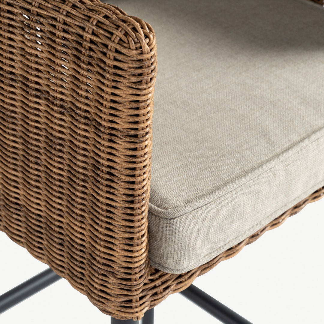 Aveline Rattan Bar Chair Natural