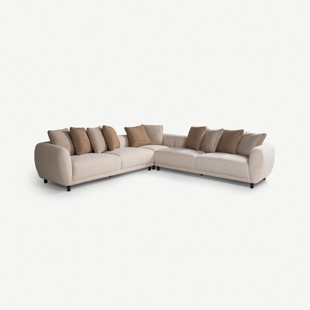 Zehra Corner Sofa Beige