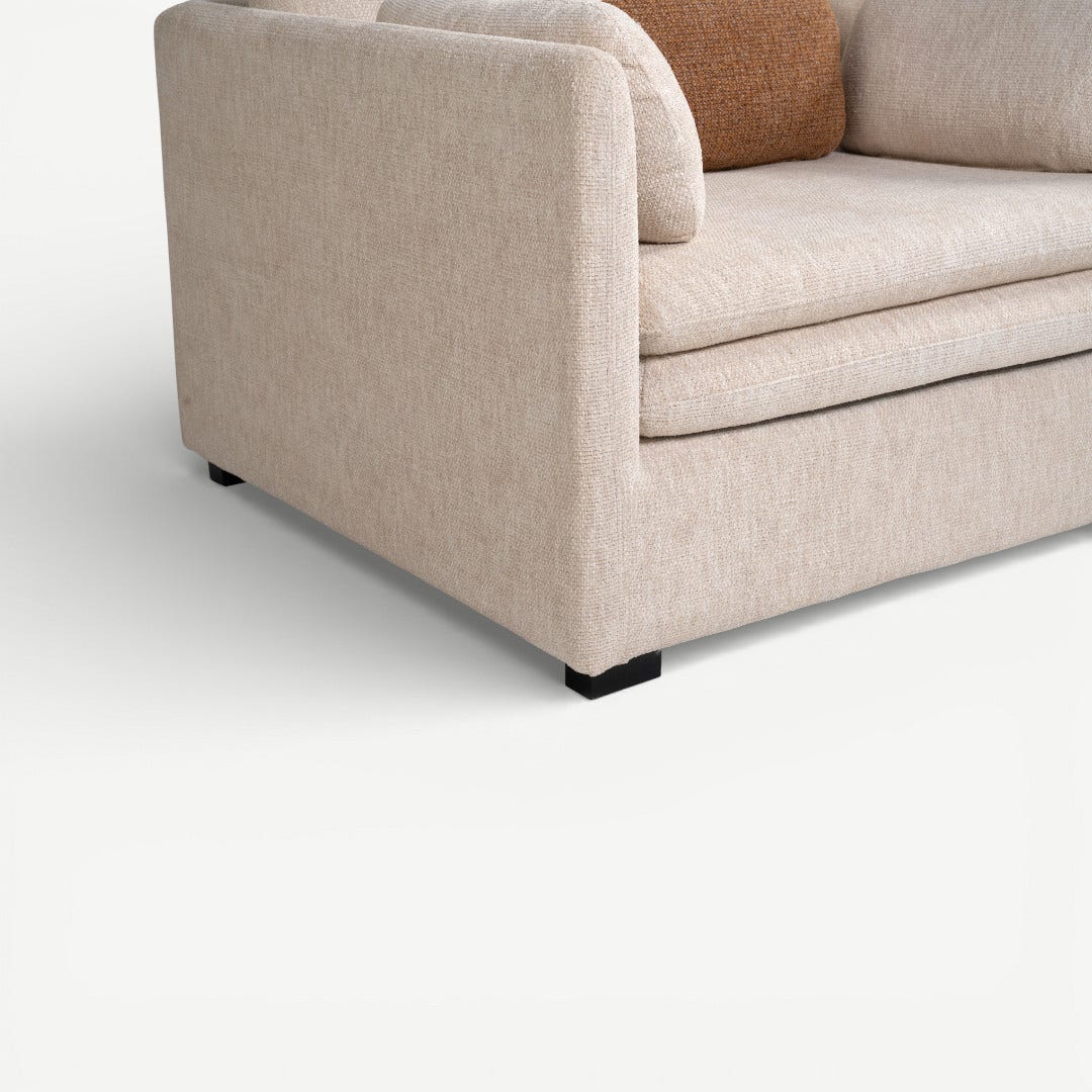 Heritage 1 Seater Sofa Beige