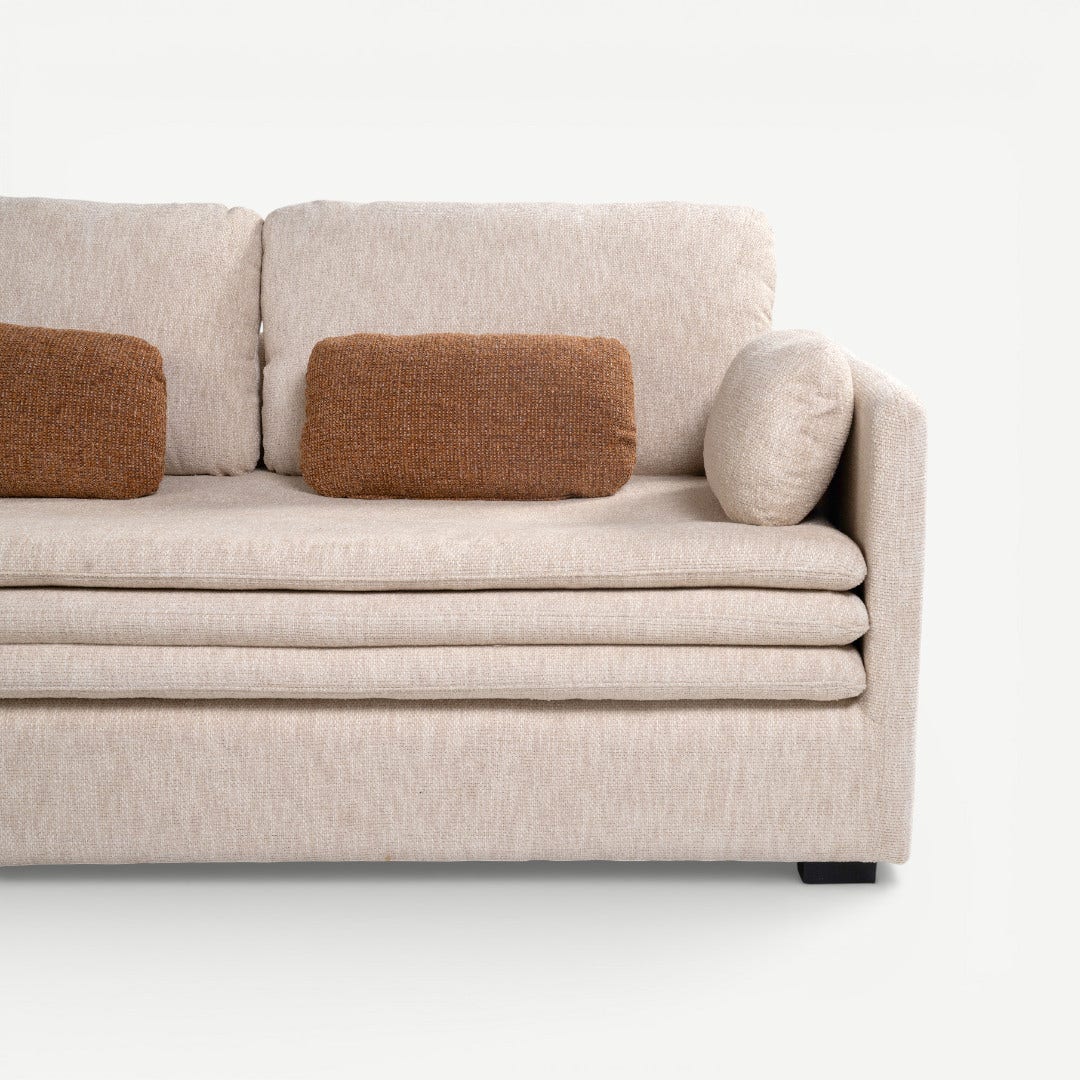 هيريتج كنبة مقعدين - بيج