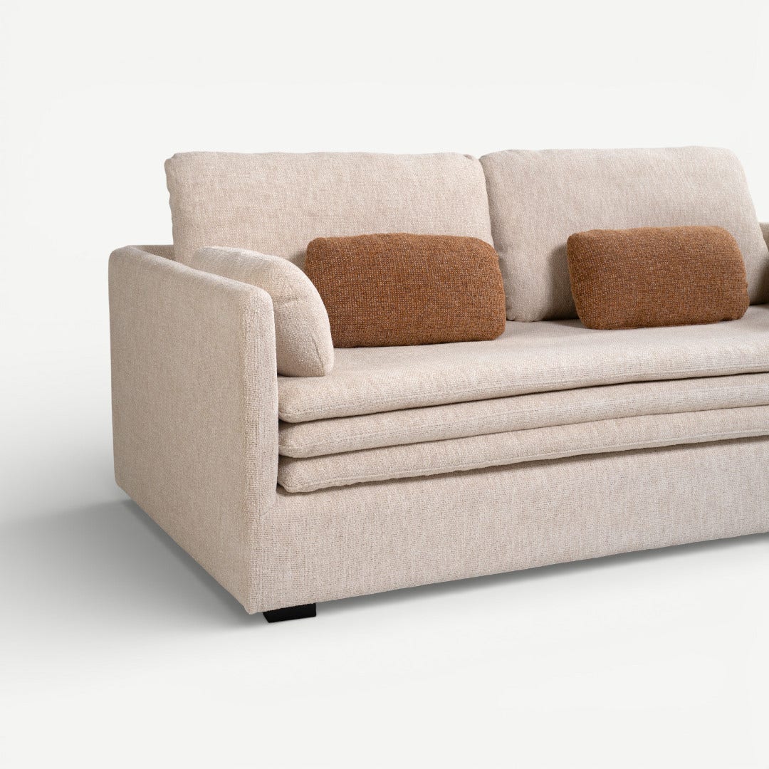 هيريتج كنبة مقعدين - بيج