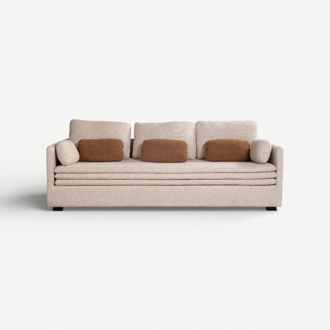 هيريتج كنبة 3 مقاعد - بيج