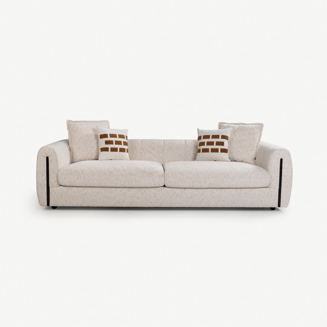 Eliney 4 Seater Sofa Beige