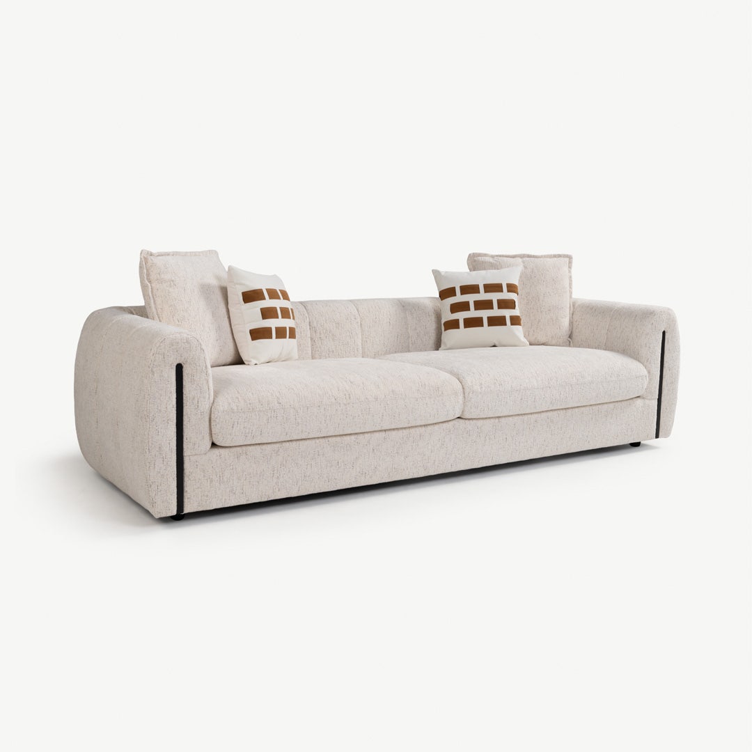 Eliney 4 Seater Sofa Beige