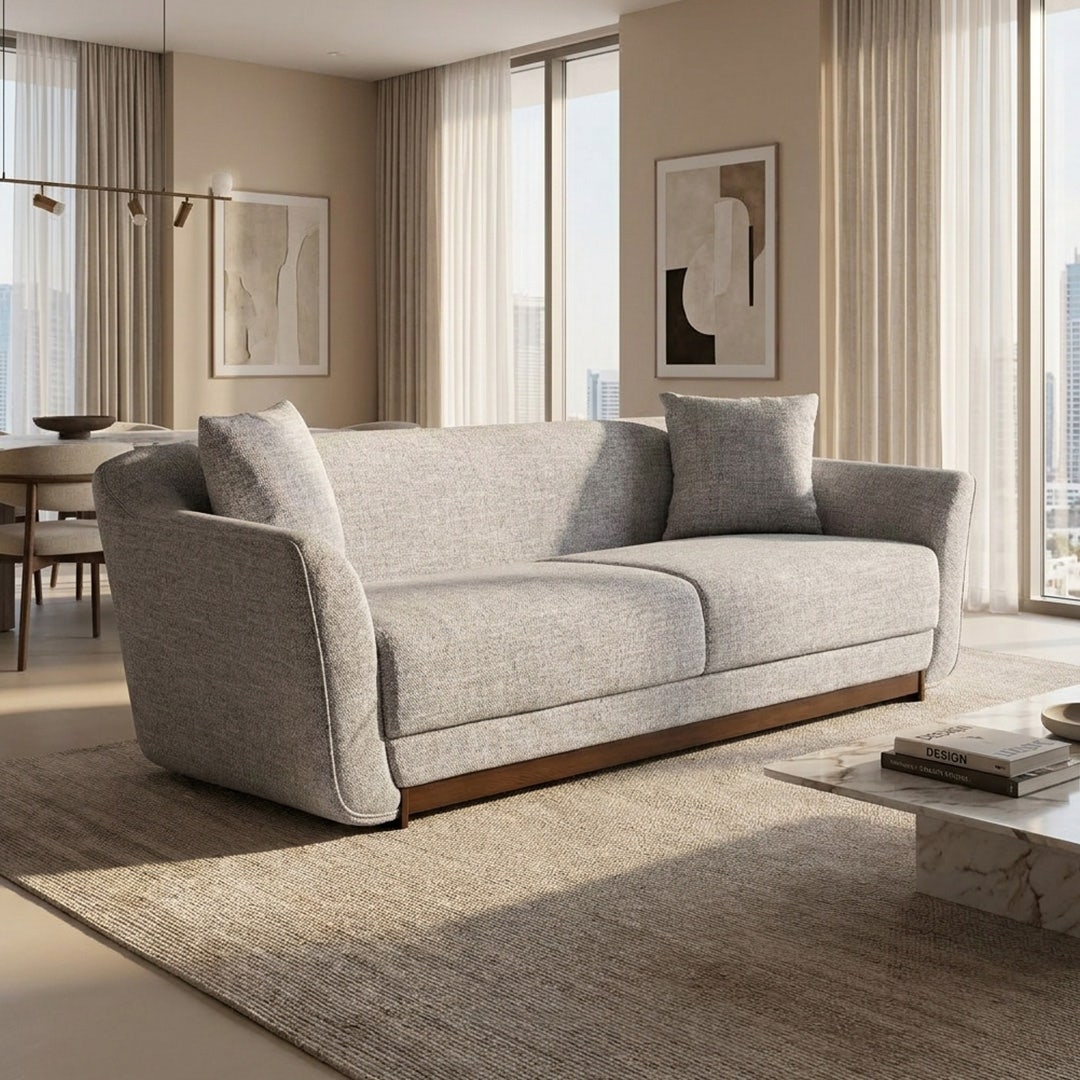 Sergio 3 Seater Sofa Beige
