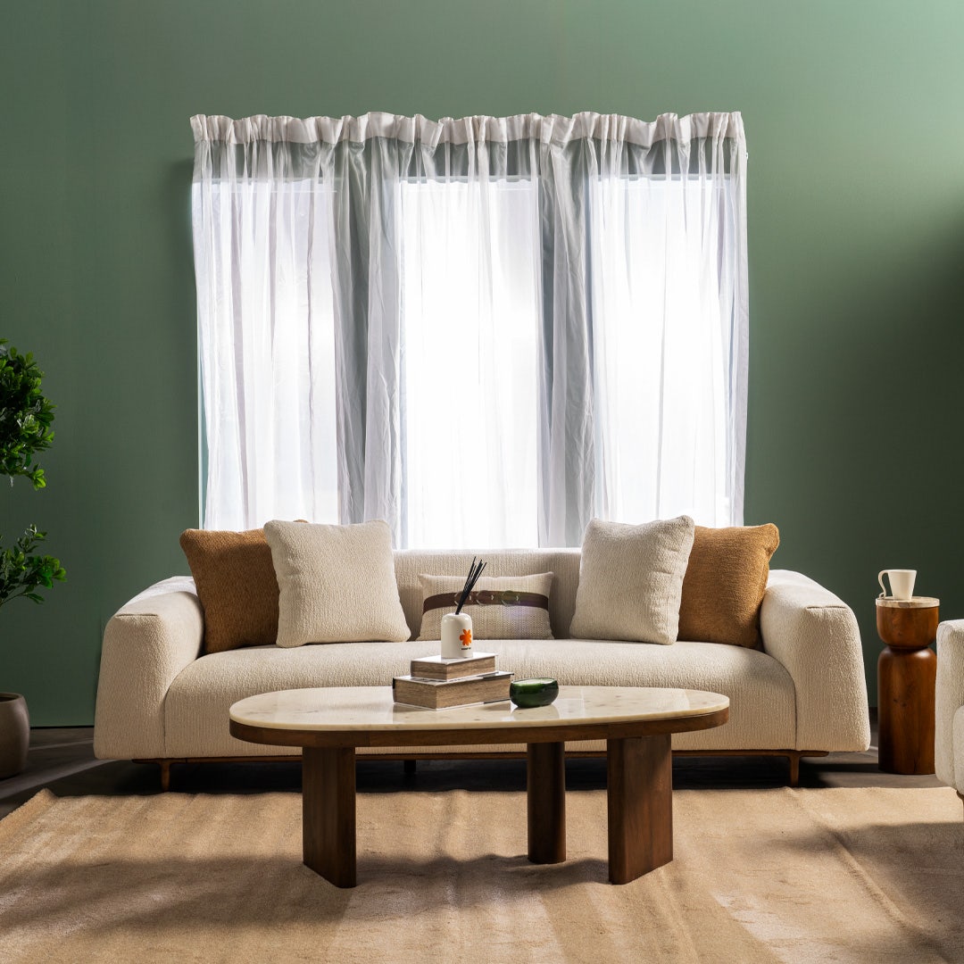 Hosea 4 Seater Sofa Grey