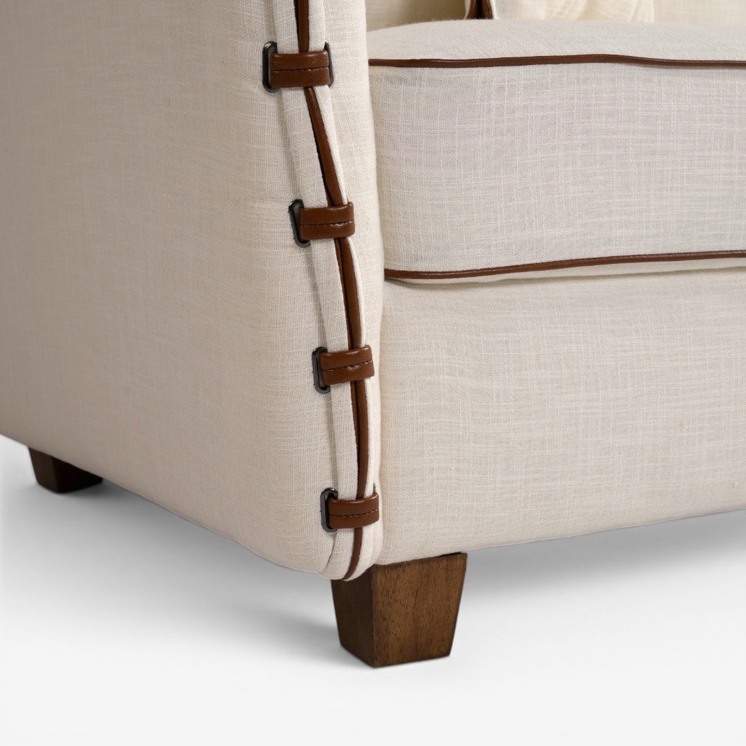 Lunete 4 Seater Sofa Beige
