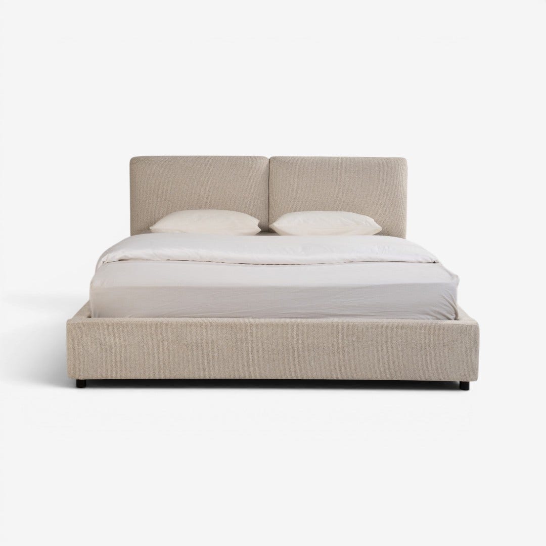 Chalice King Bed 180x200cm Greige