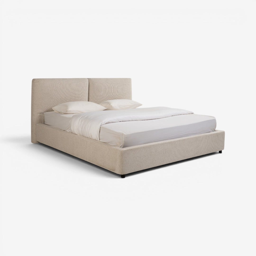 Chalice King Bed 180x200cm Greige