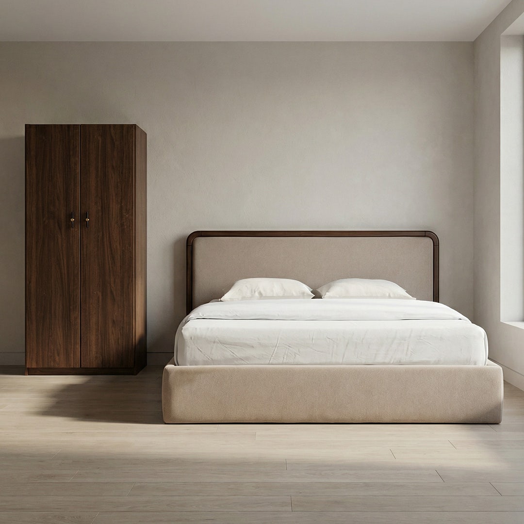 نعيم سرير كينج 185×205 سم - بيج