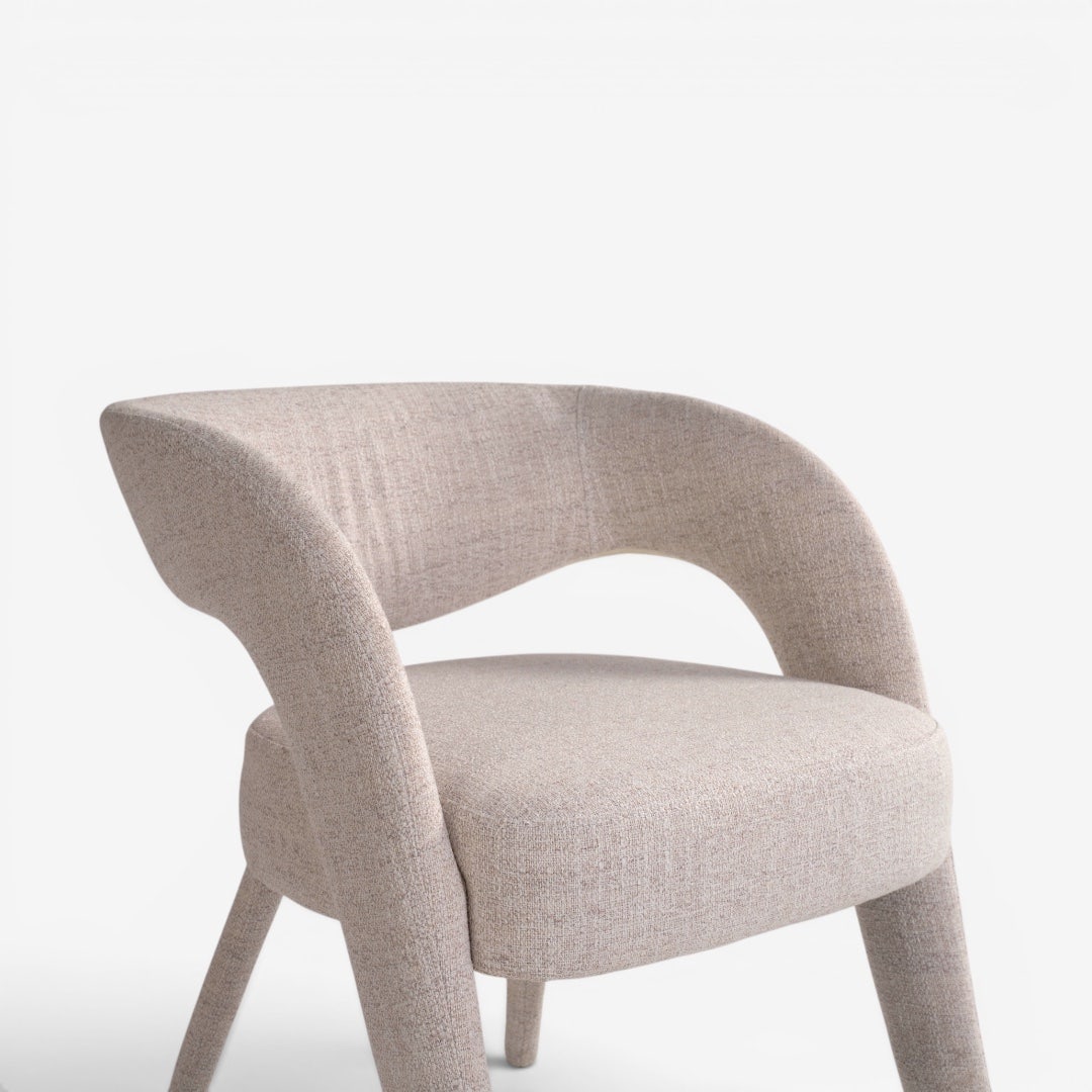 Stepan Dining Arm Chair Ivory