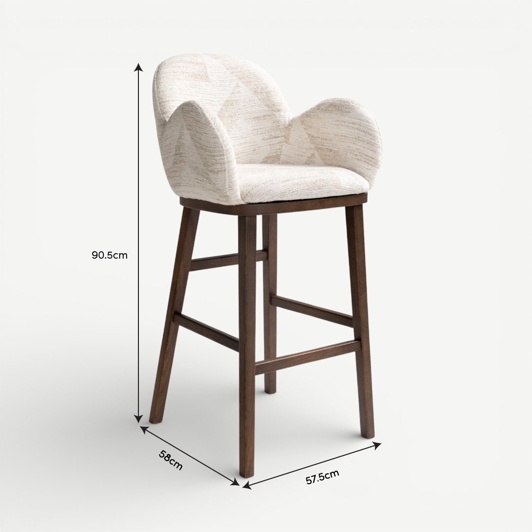Joarr Bar Chair Greige