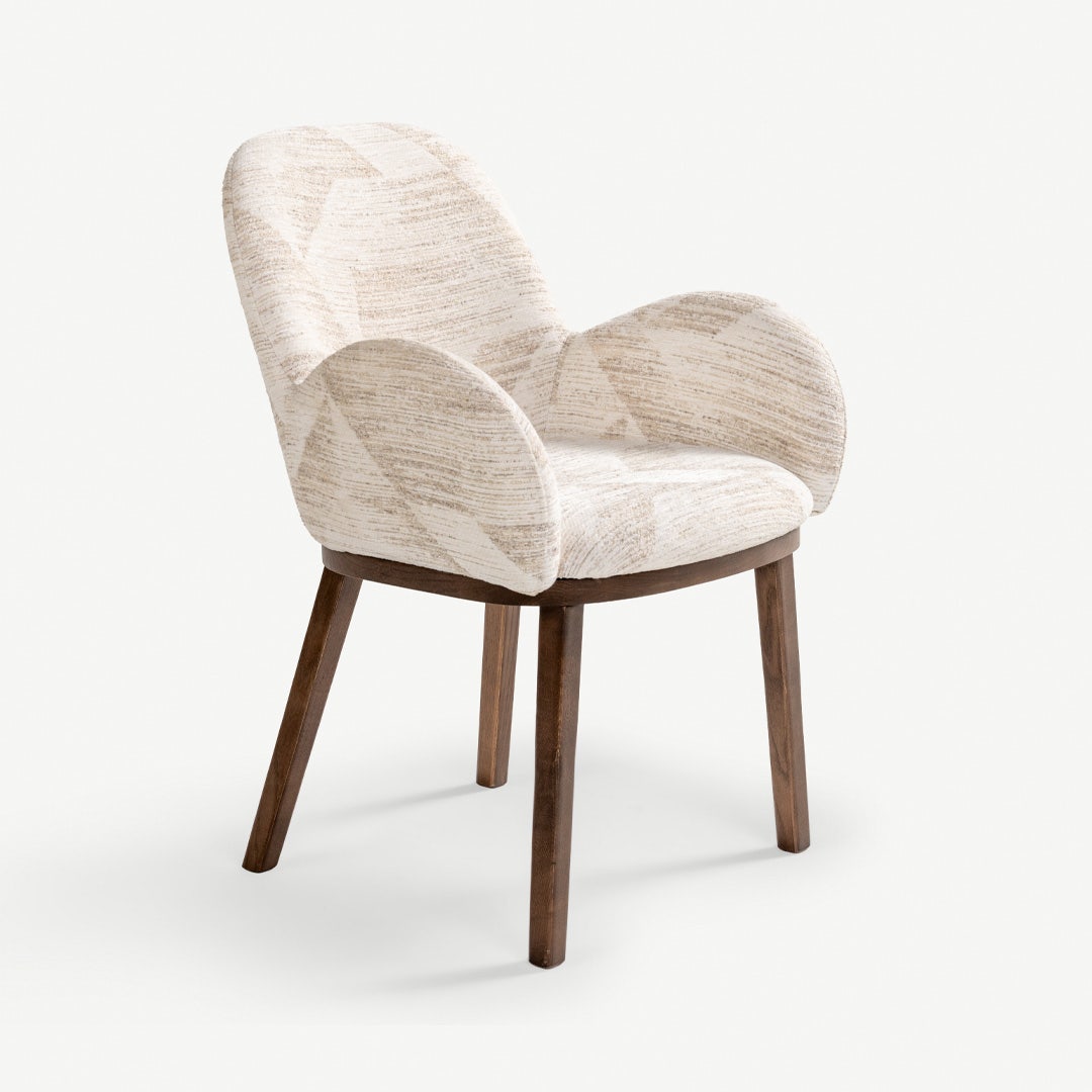Joarr Dining Arm Chair Greige