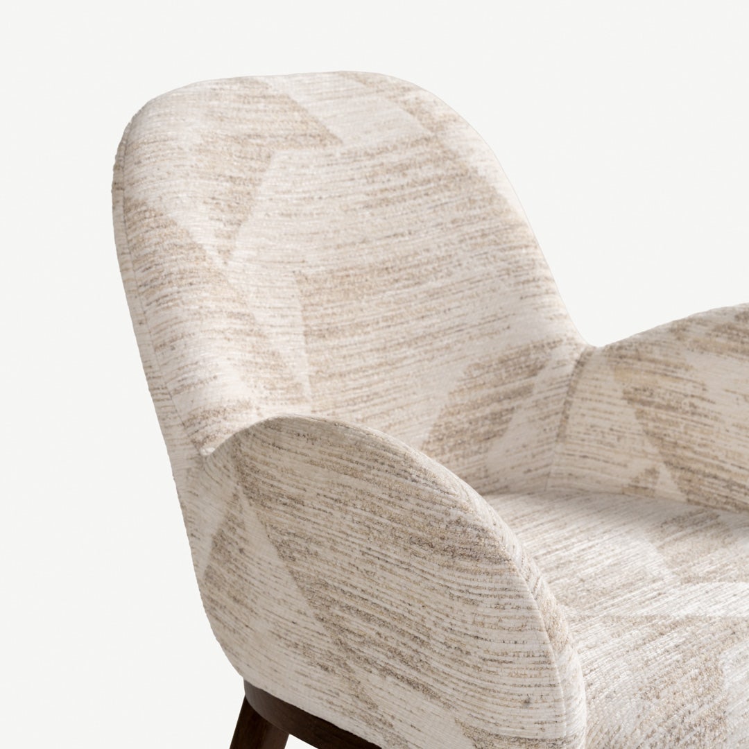 Joarr Dining Arm Chair Greige