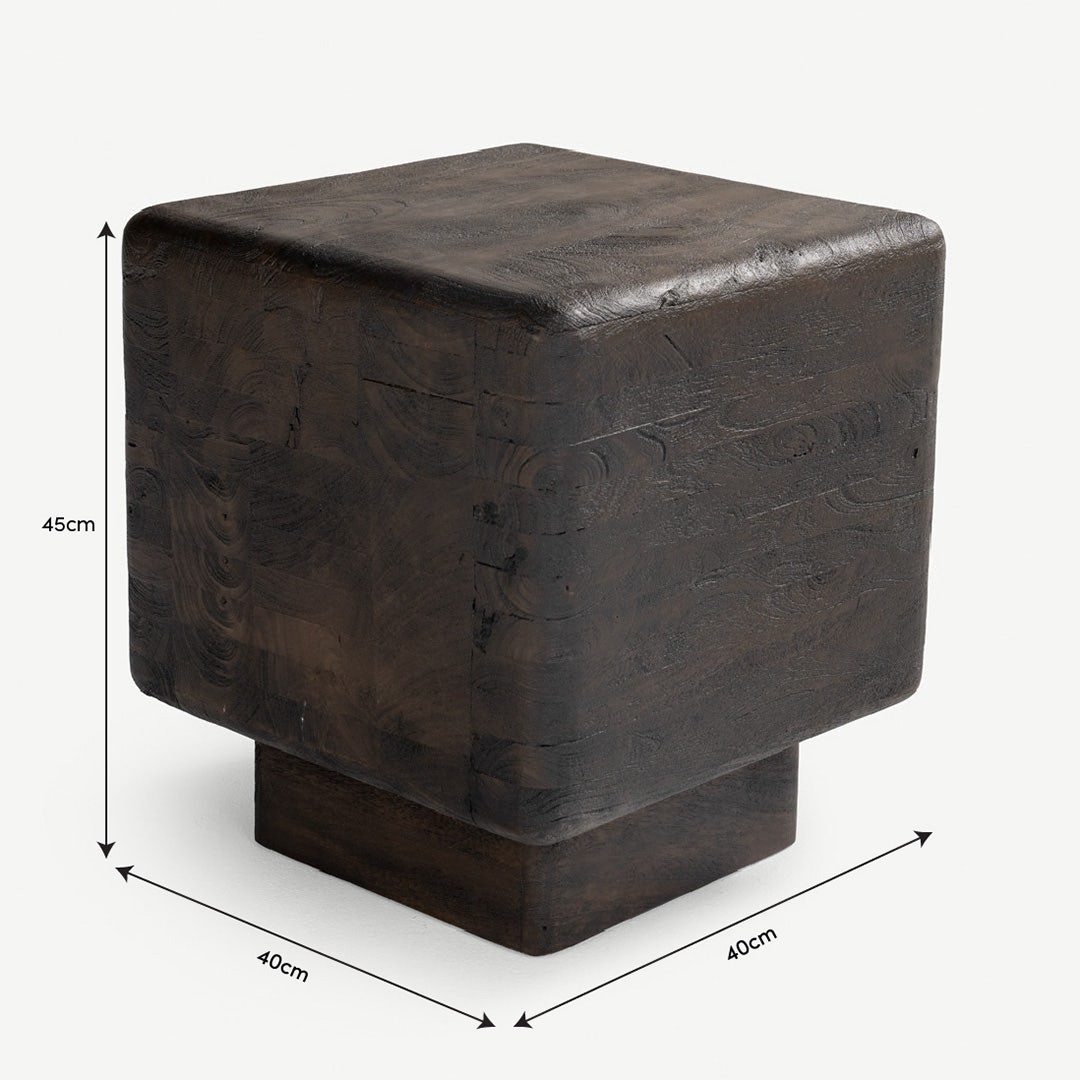 Naman End Table Brown
