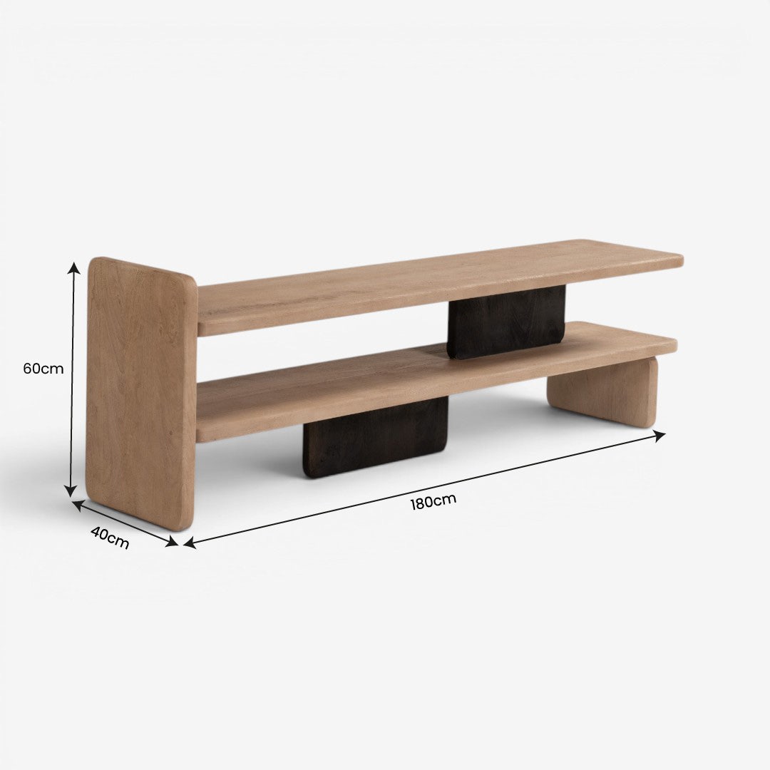 Benah TV Unit Brown