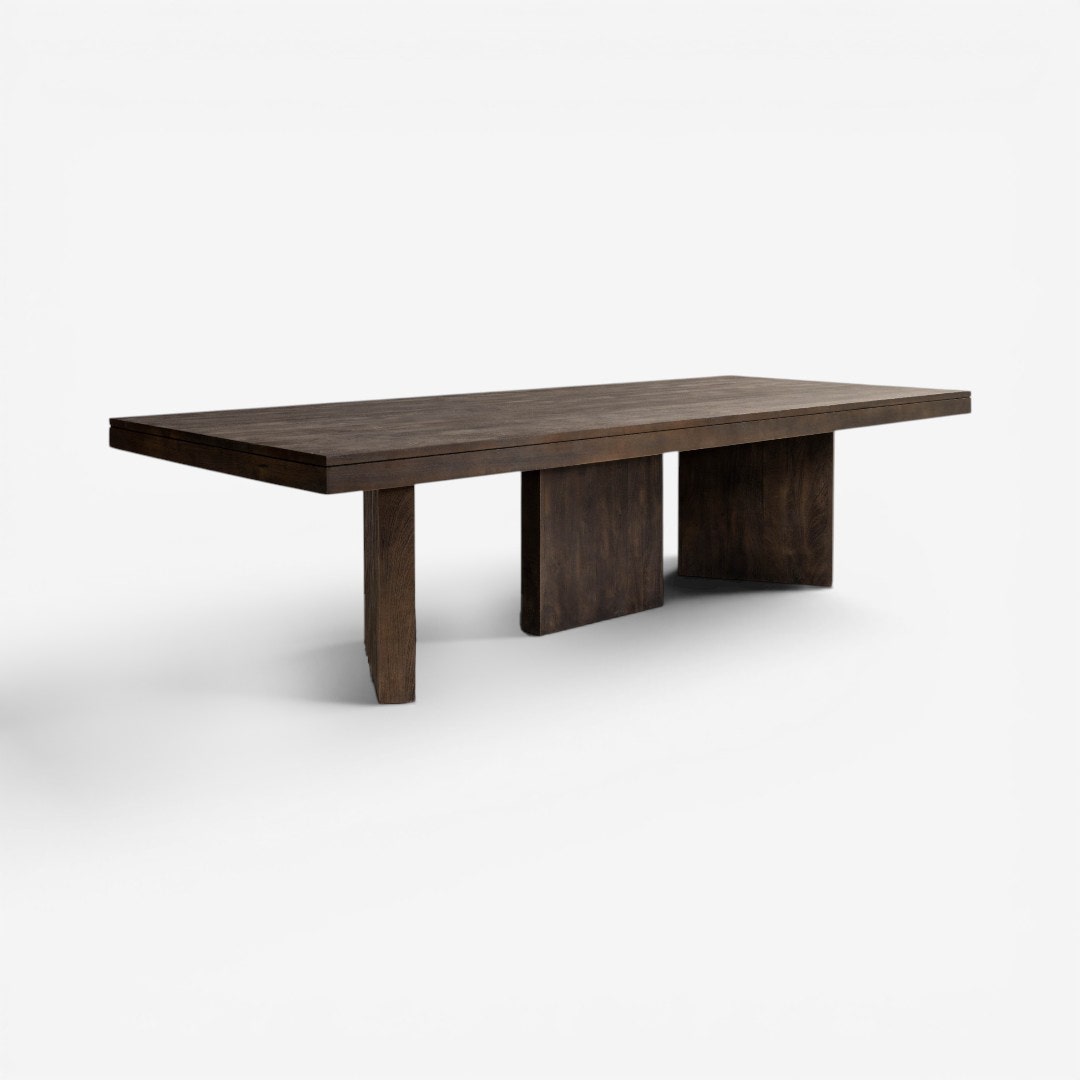 Ludwik 10 Seater Dining Table Brown