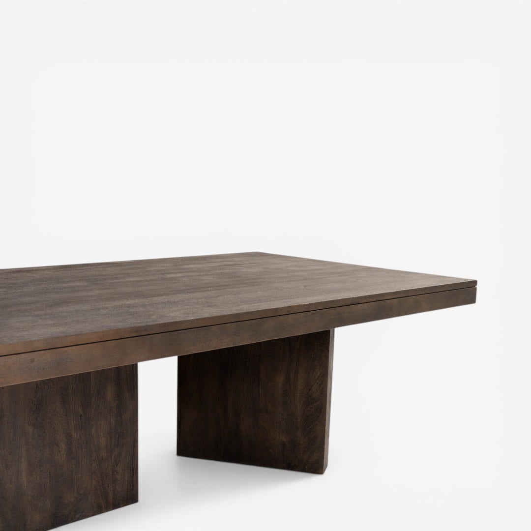 Ludwik 10 Seater Dining Table Brown