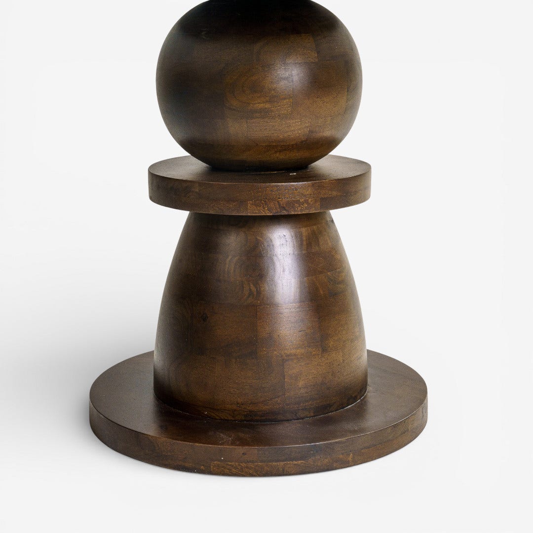 Dmair 4 Seater Dining Table Mocha