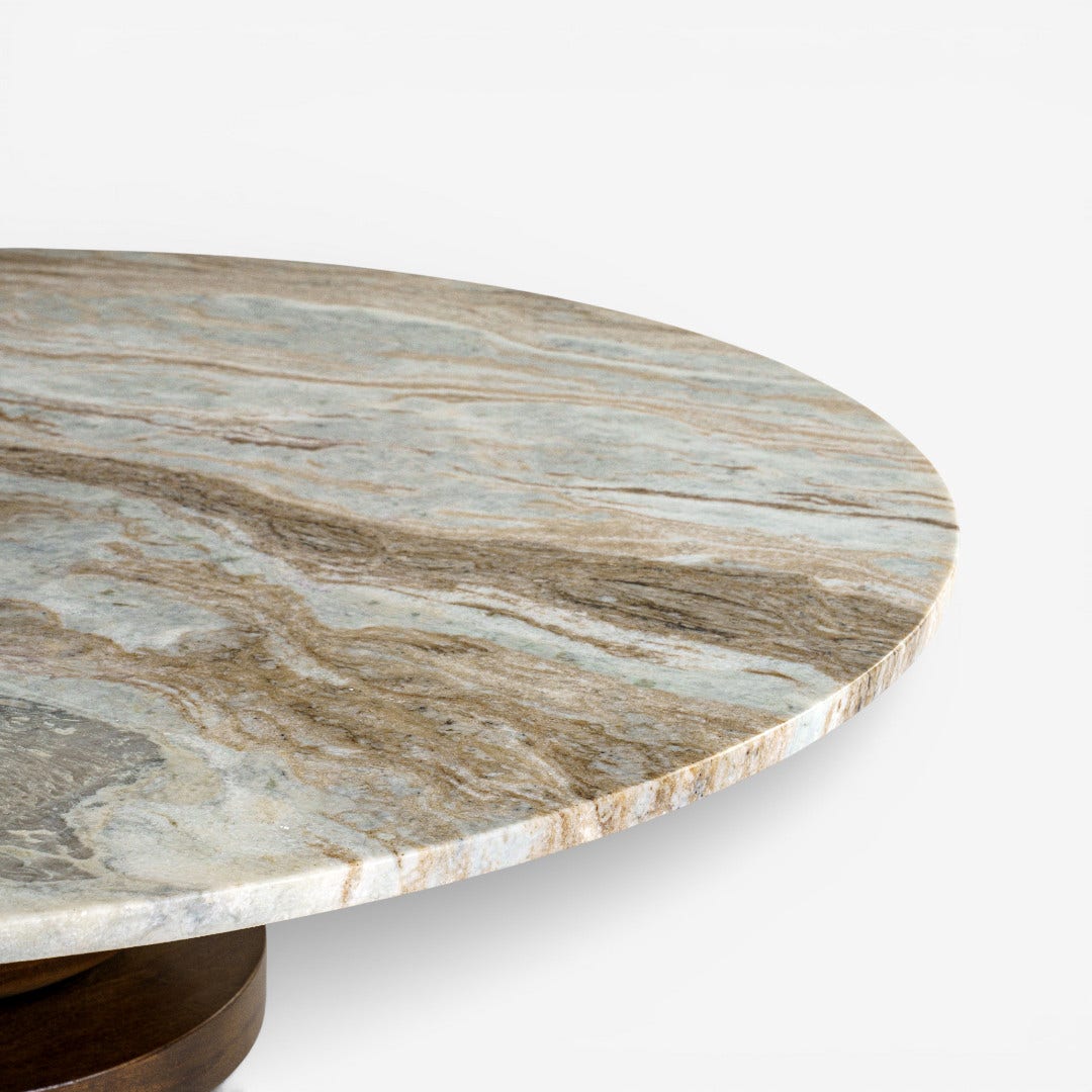 Dmair 4 Seater Dining Table Mocha