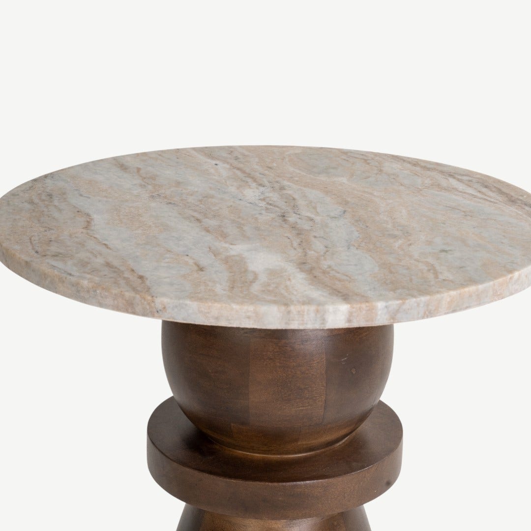 Damir End Table Mocha