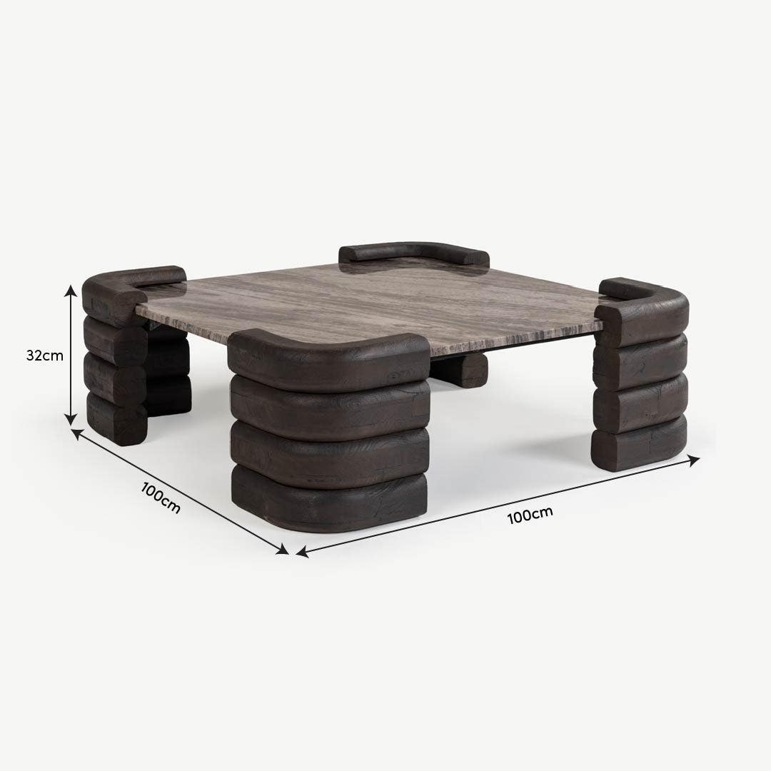 Tliji Coffee Table Grey