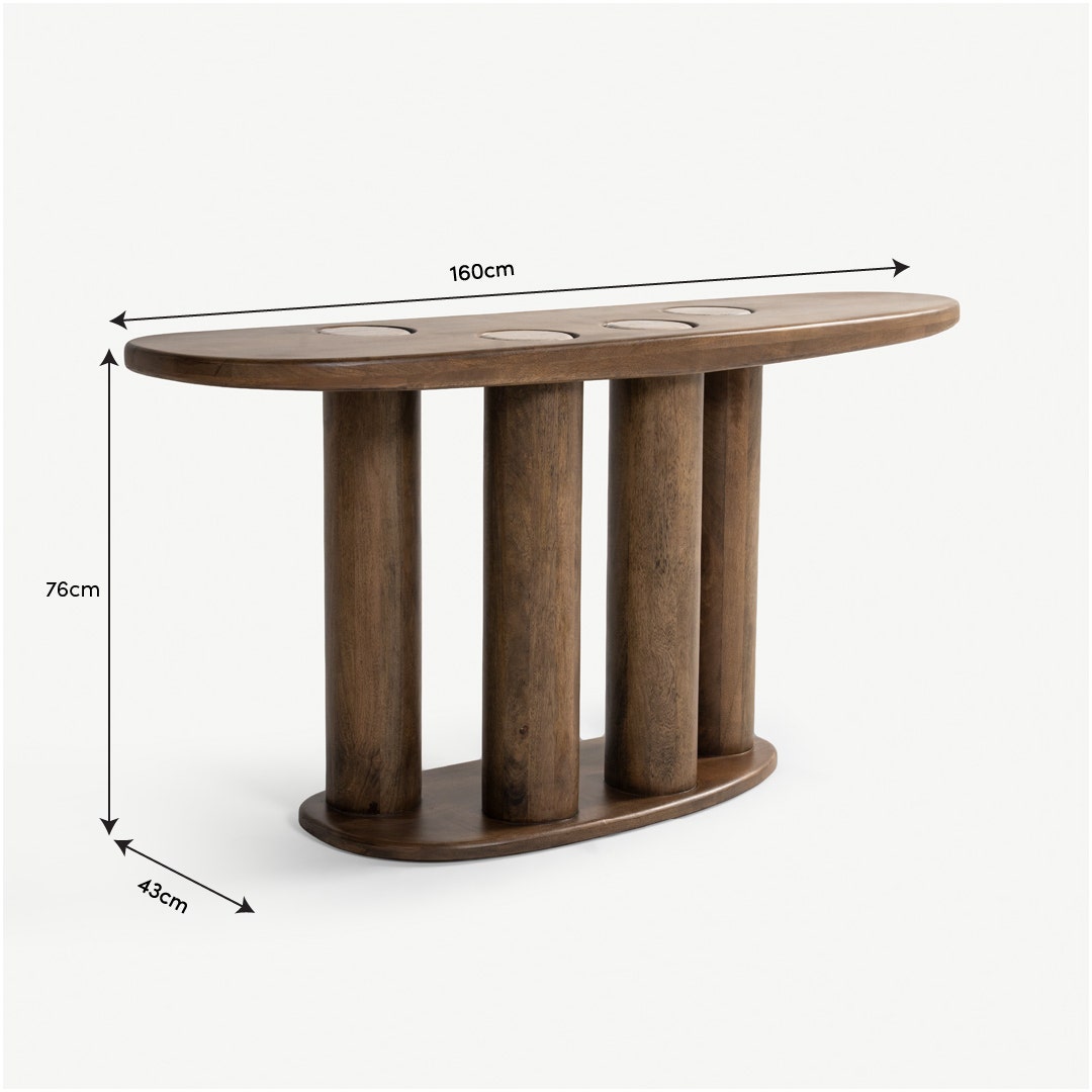 Majella Console Brown