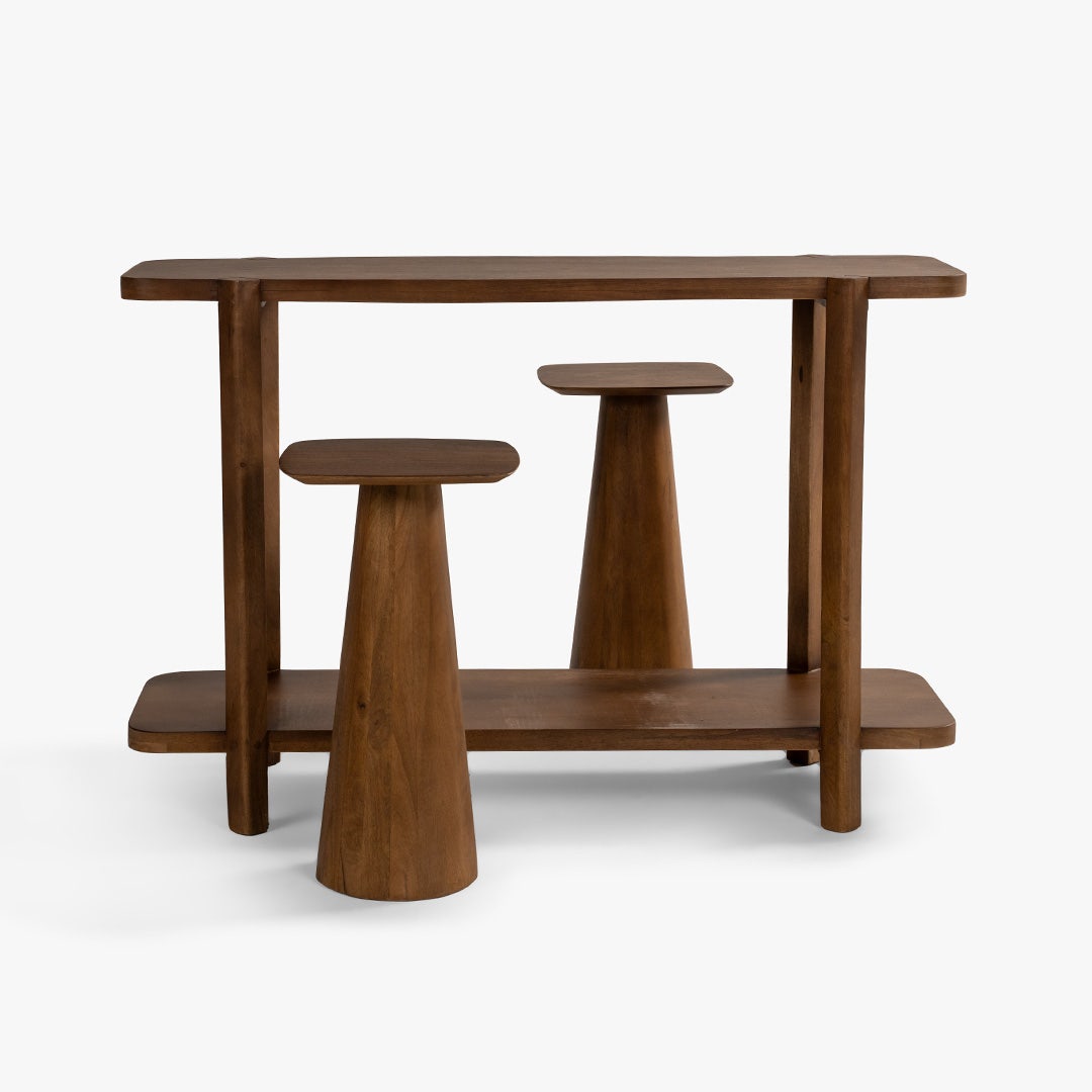 Jono Console w 2 End Tables Walnut