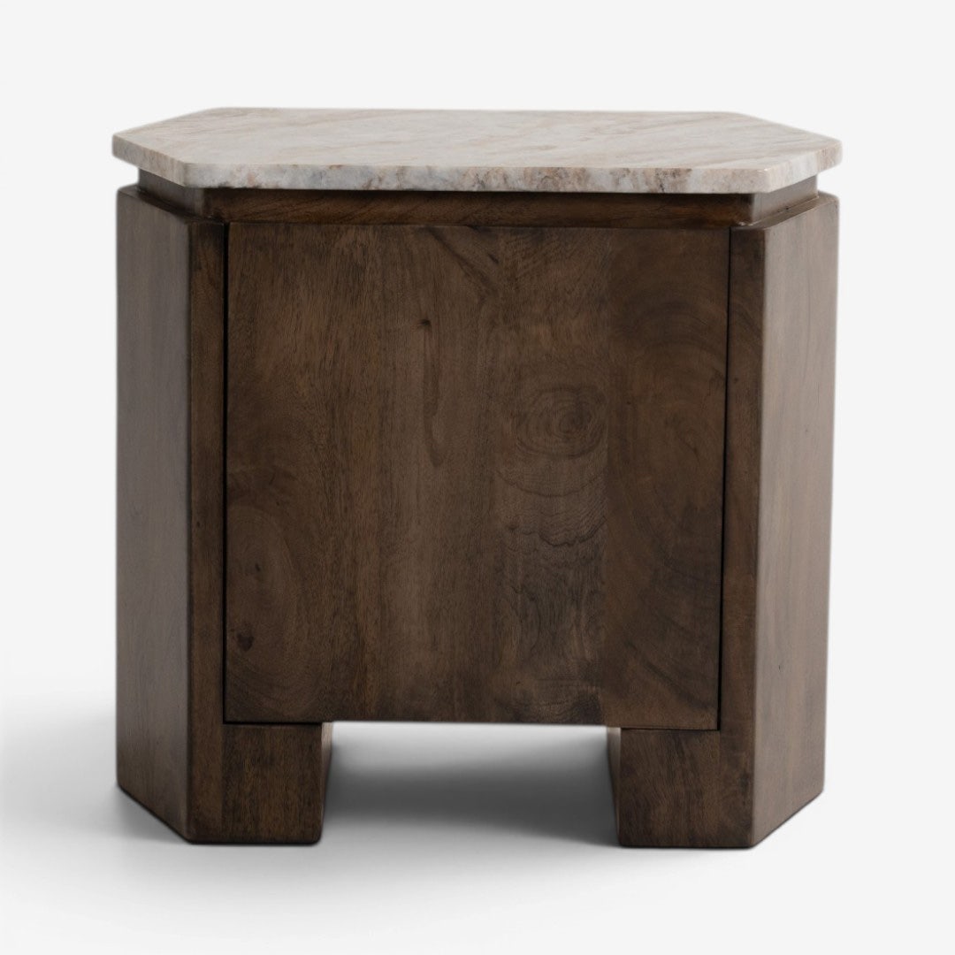 Eulalia Bedside Table Mocha