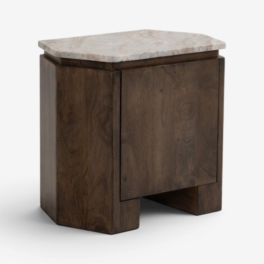 Eulalia Bedside Table Mocha