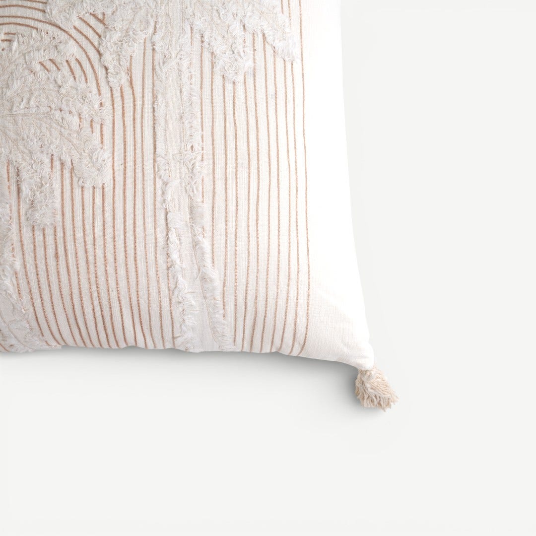 Heritage Palm Embroidered Cushion -50x50cm