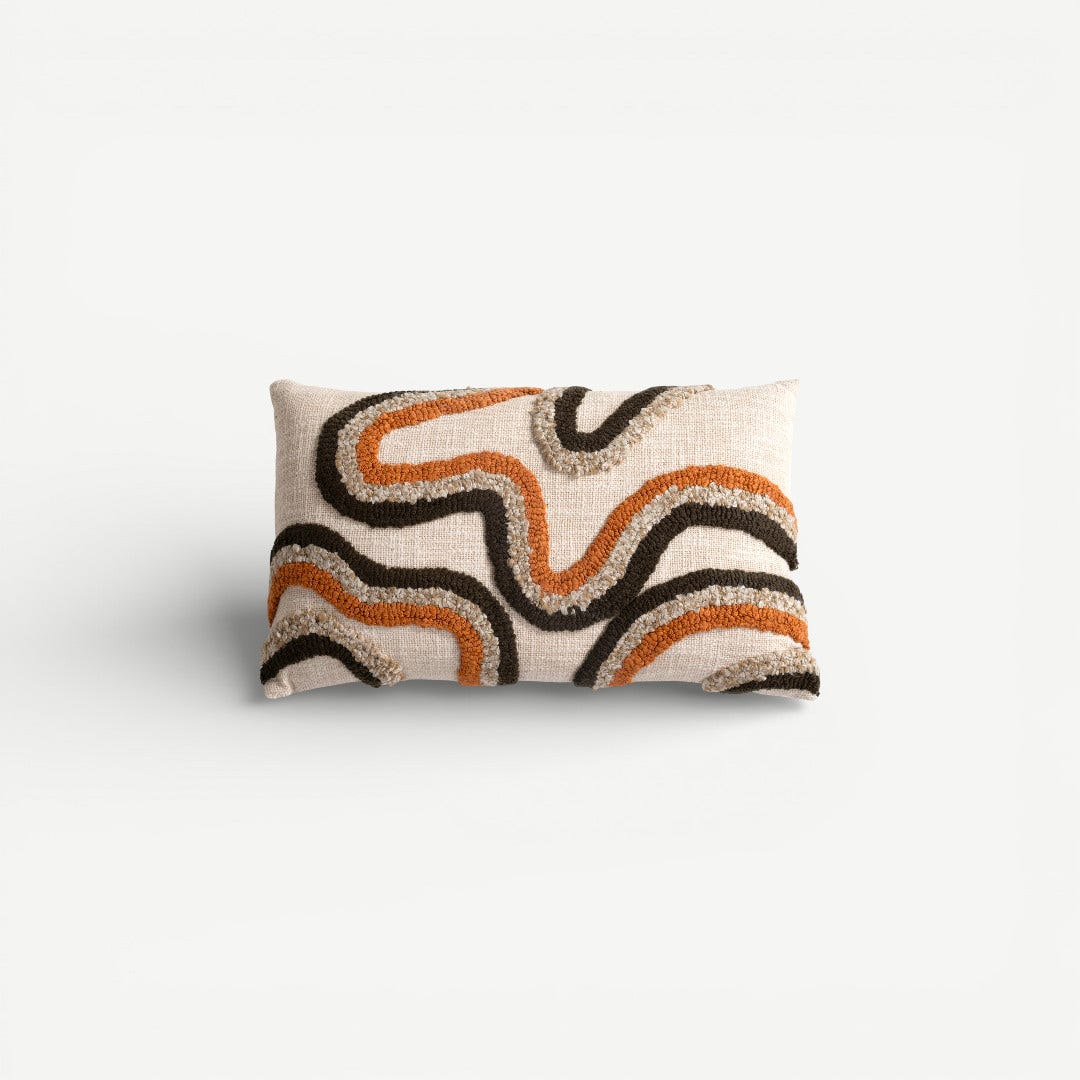 Curtis Embroidered Cushion -30x50cm