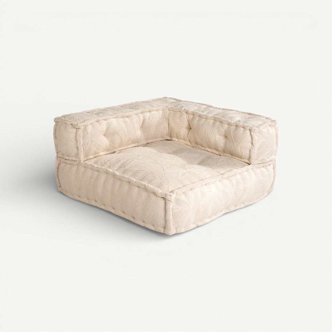 Leafy Corner Floor Cushion - Left