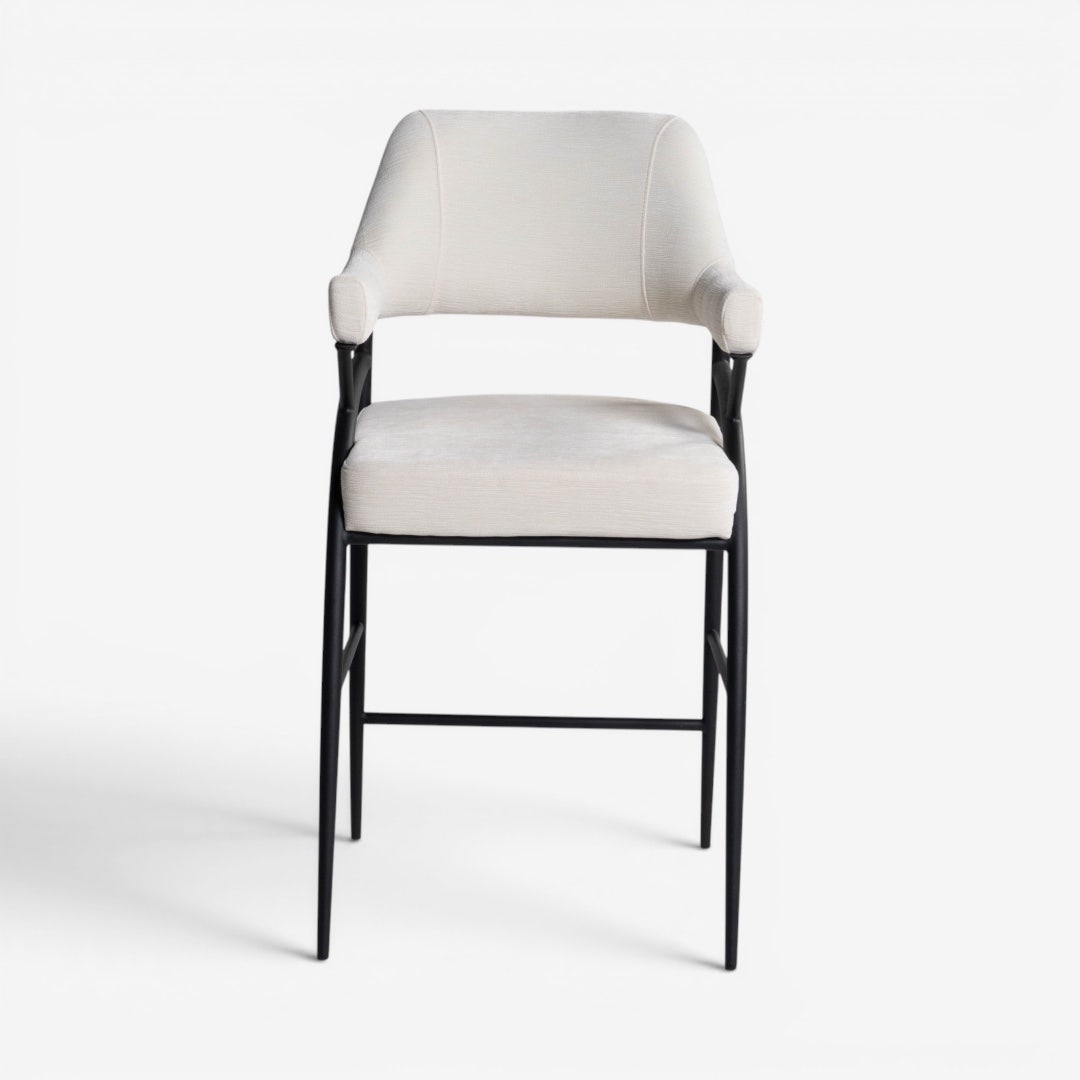 Vimer Bar Chair Ivory