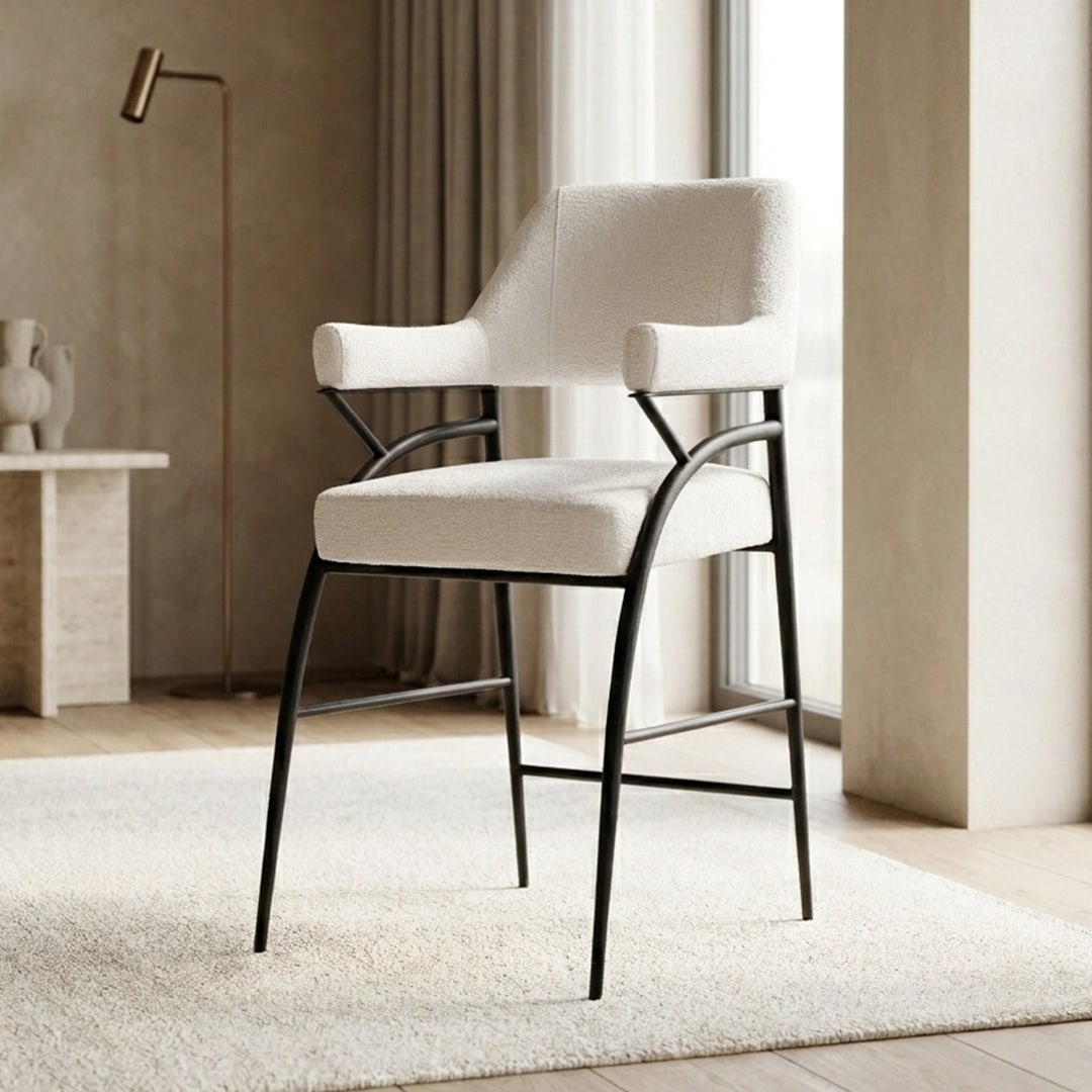 Vimer Bar Chair Ivory