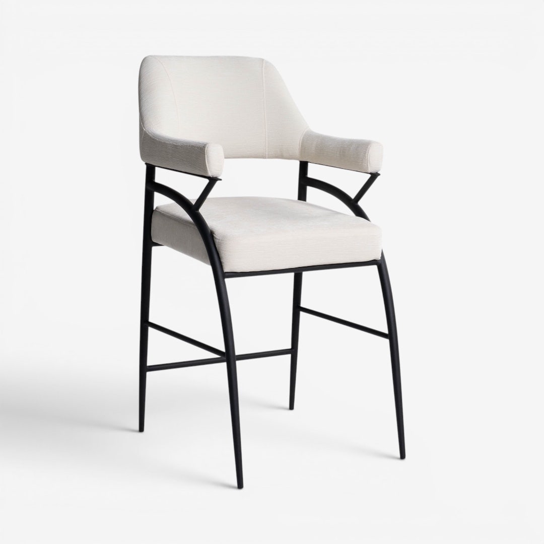 Vimer Bar Chair Ivory