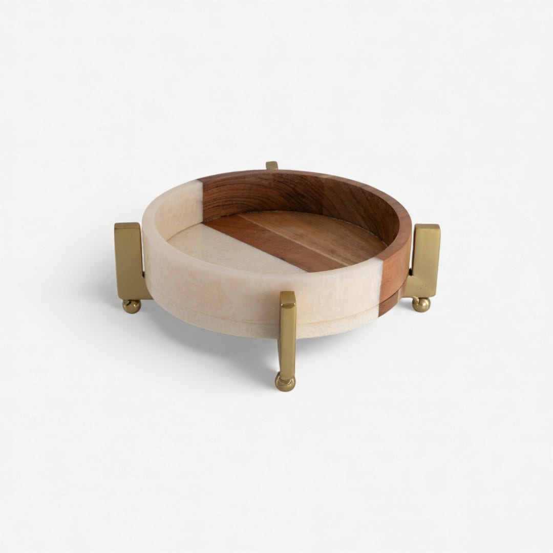 Heritage Serving Tray With Stand - 23cm