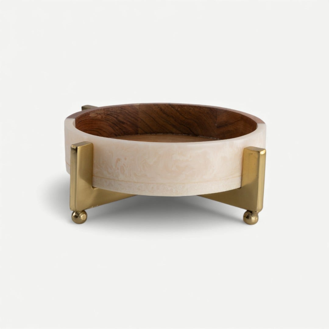 Heritage Serving Tray With Stand - 23cm