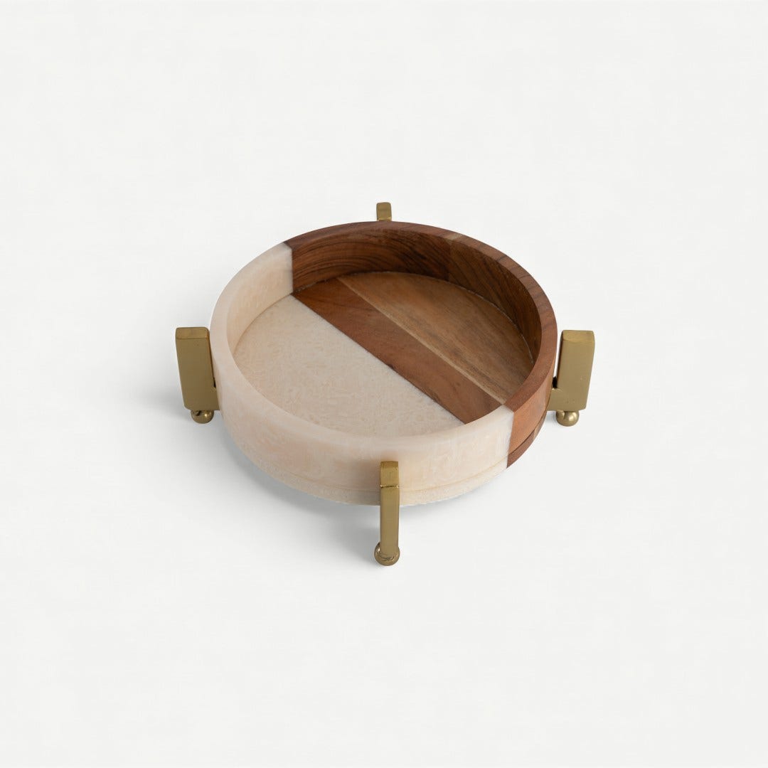 Heritage Serving Tray With Stand - 23cm