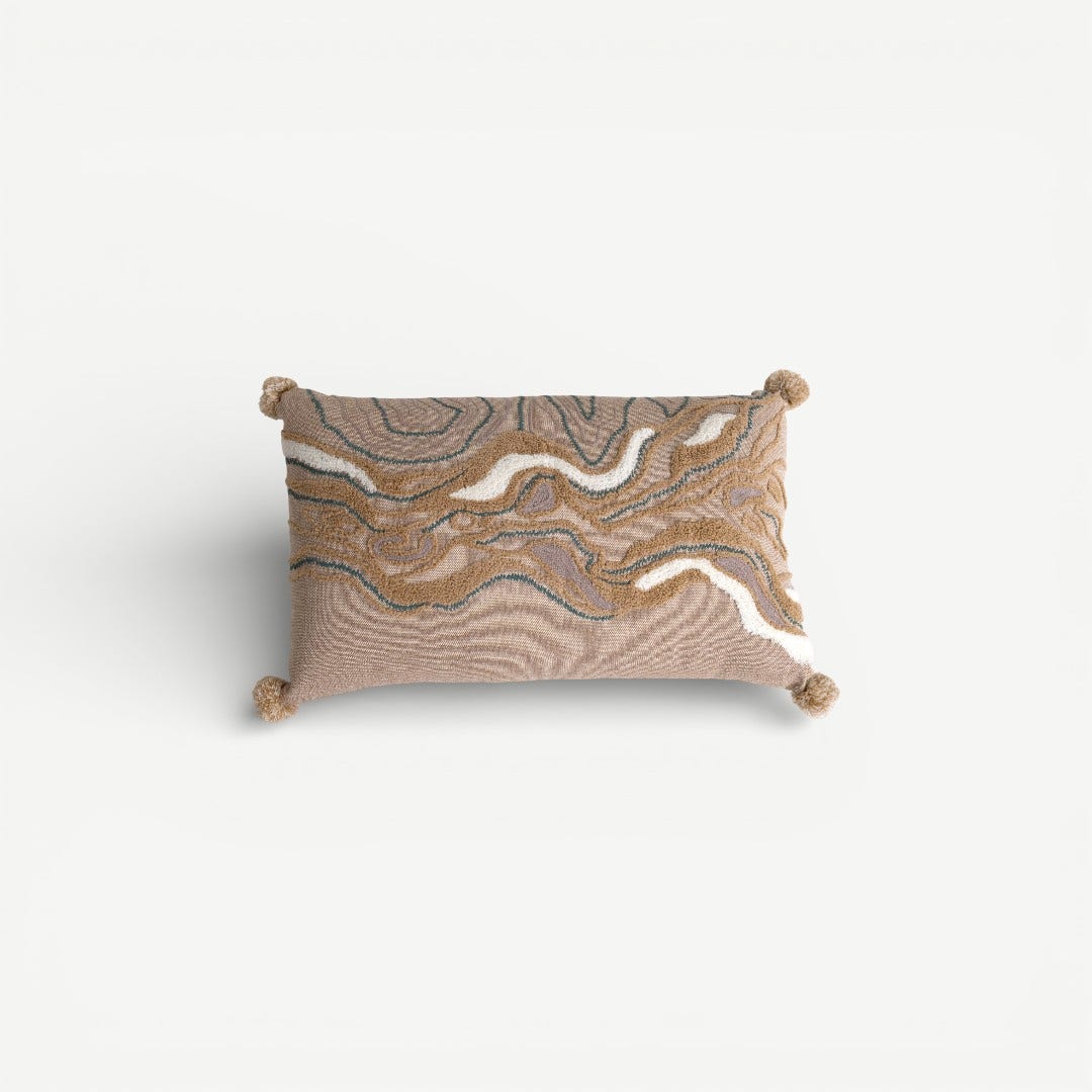 Merlyn Embroidered Cushion -30x50cm