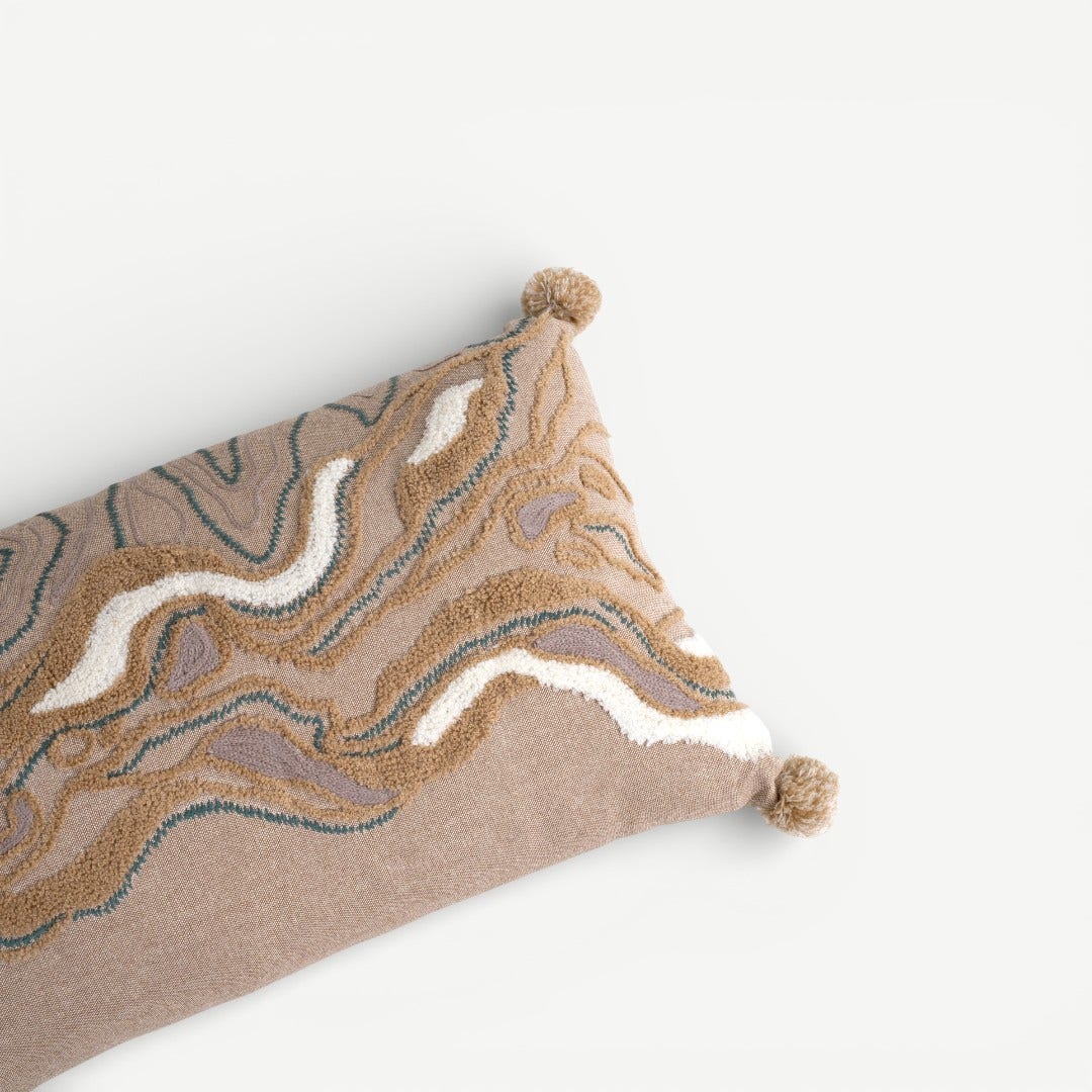 Merlyn Embroidered Cushion -30x50cm